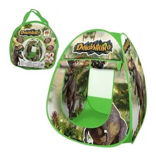 Barraca Dobrável De Dinossauro Infantil - Dm Toys