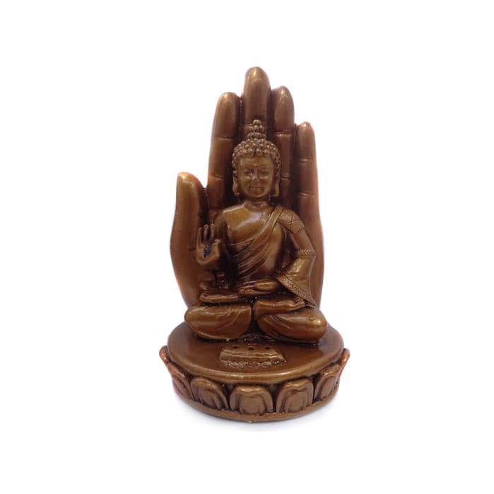 Incensário Buda Mão 3 Varetas Equilíbrio Paz Energia Proteção Espiritual Amuleto Magia Meditação Feng Shui