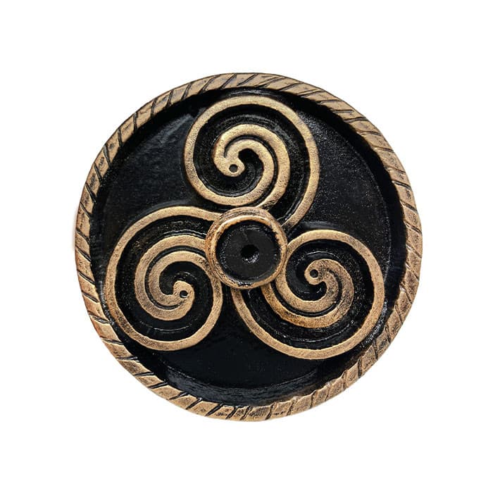 Incensário Cascata Flores Yoga + 5 Incensos Meditação Energia Zen Proteção Equilíbrio Amuleto Esotérico Ritual