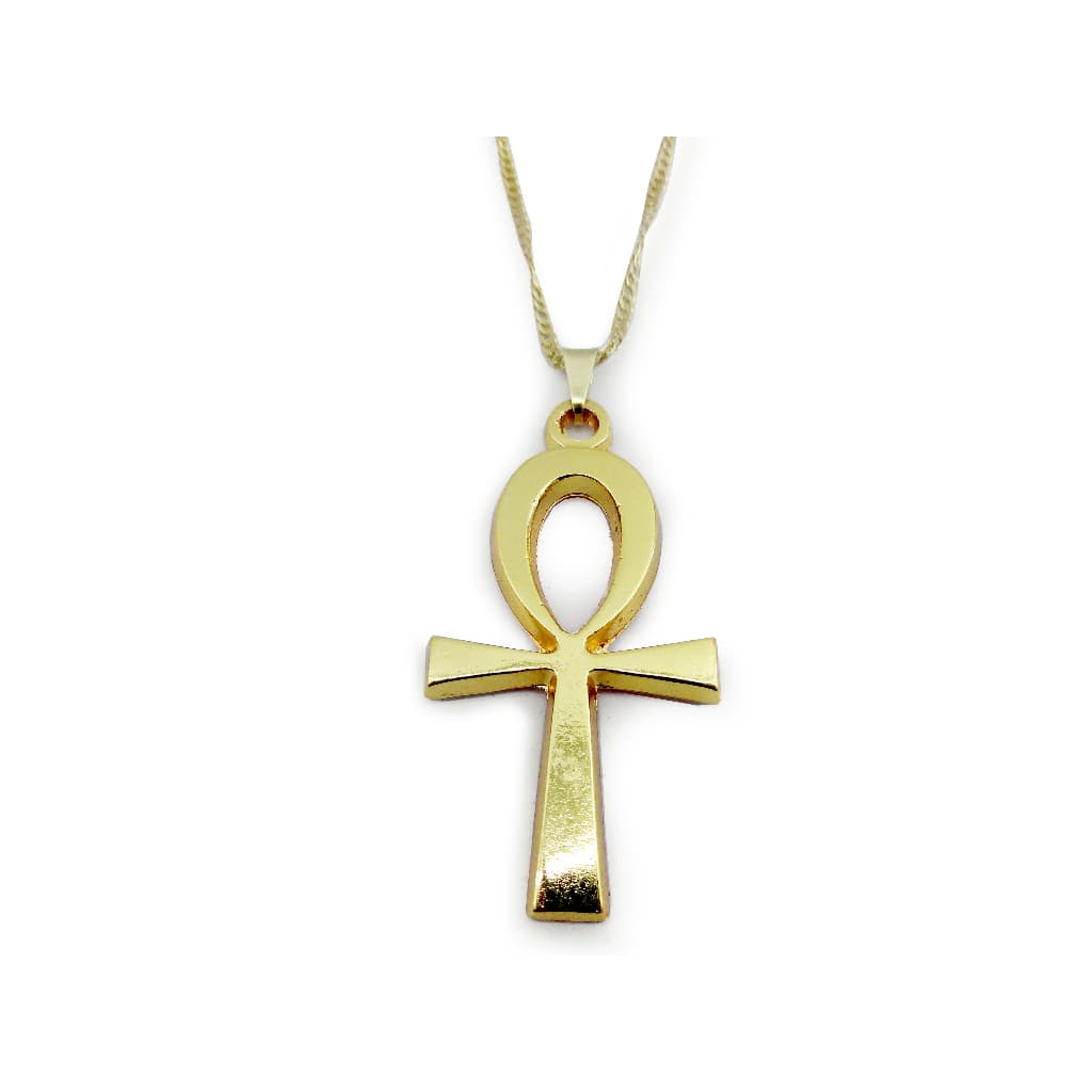 Colar Ankh Egípcia Cruz Ansata Vida Eterna Poder Espiritual Proteção