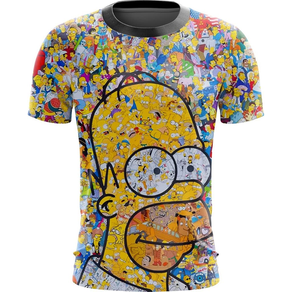 Camisa Camiseta Os Simpsons Desenhos HTPX
