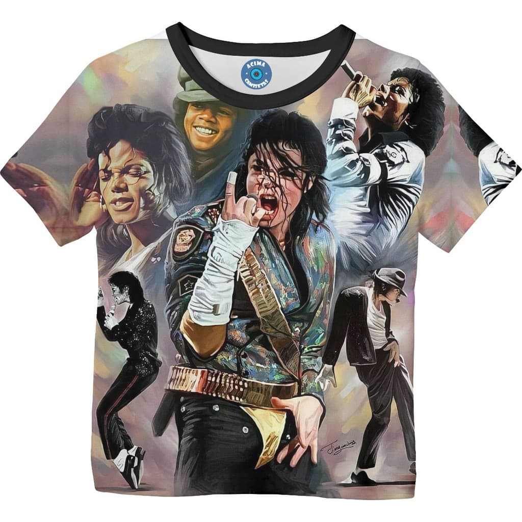 Camisa Camiseta Michael Jackson Rei Do Pop Artista 1 3