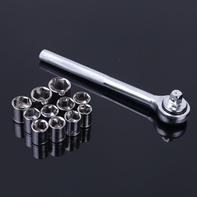 Kit Jogo De Chave De Catraca Reversível Com Soquetes - 40 Peças + Maleta Equipa Tools