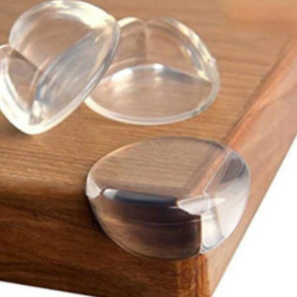 20 Kit  Protetores De Quina Canto Silicone Redondo Protetor De Canto De Mesa Segurança Do Bebê