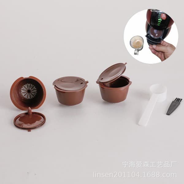 2 Kit Capsula De Super Crema Cápsula Café Reutilizável Refrescante Efectivo Boa Relação Custo Benefício Promoção