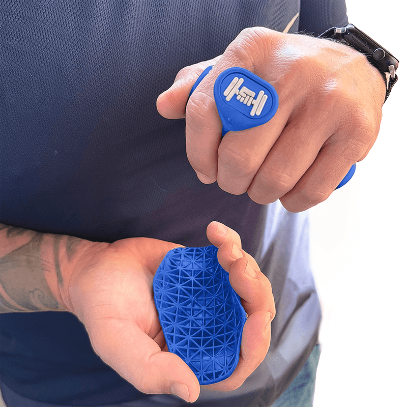Luvas de Ginástica/ Support/ Anti Derrapante/ Half Finger/ Treino Cross Fit Academia Musculação New Azul