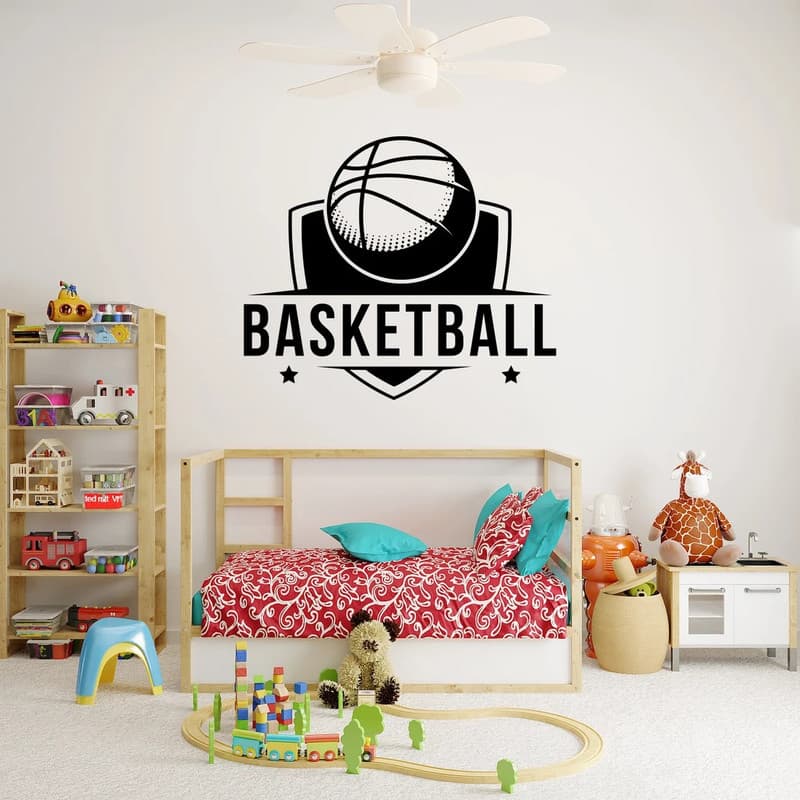 ADESIVO DECORATIVO DE PAREDE PREMIUM BASQUETE - 611