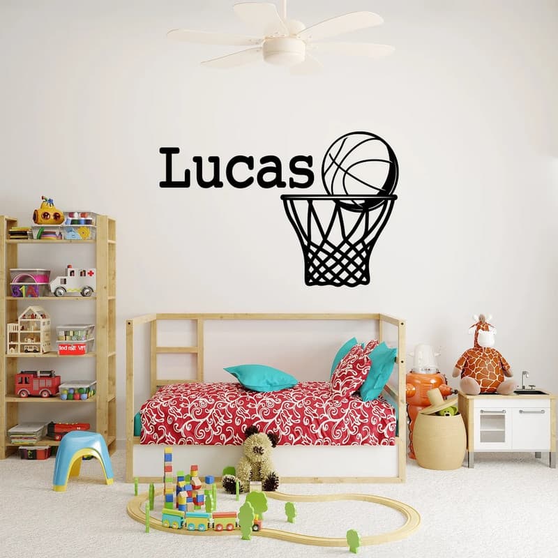 ADESIVO DECORATIVO DE PAREDE PREMIUM BASQUETE - 731