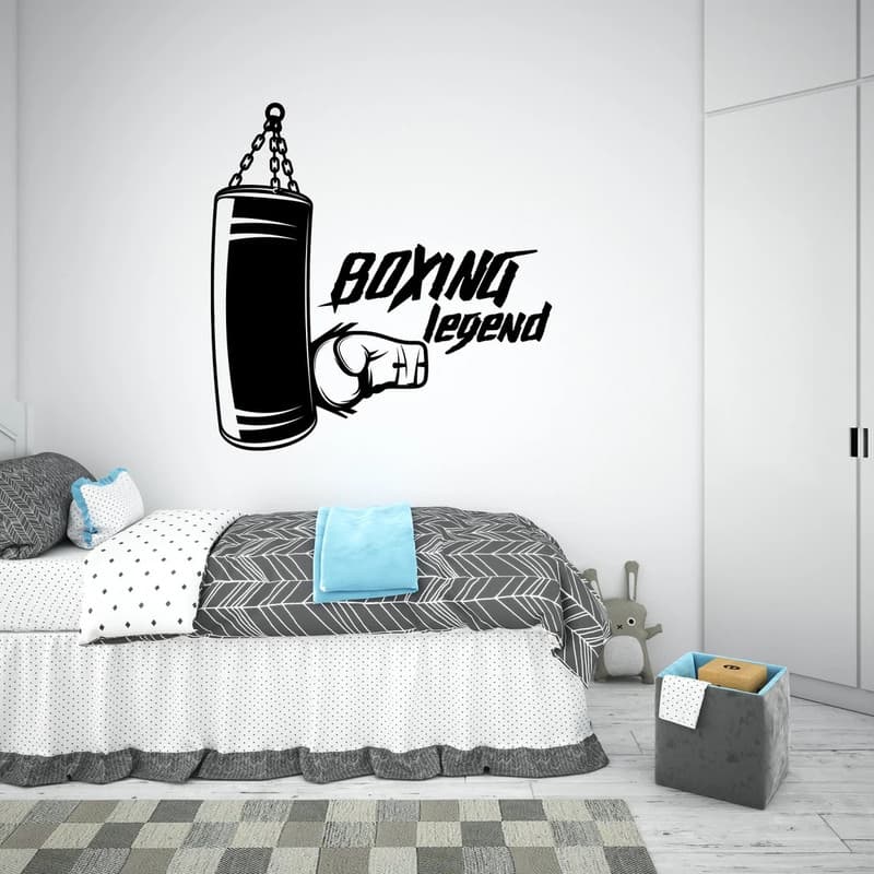ADESIVO DECORATIVO DE PAREDE PREMIUM BOXE, LUTA - 491