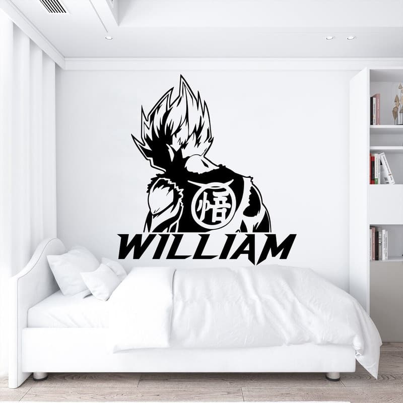 ADESIVO DECORATIVO DE PAREDE PREMIUM DRAGON BALL - 251
