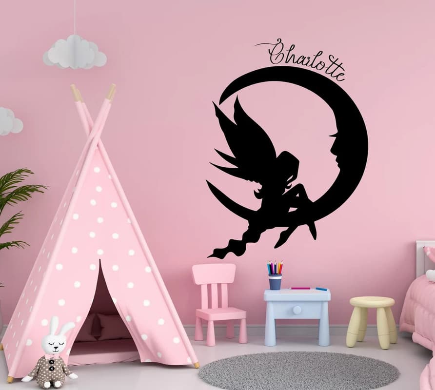 ADESIVO DECORATIVO DE PAREDE PREMIUM FADAS  - 311