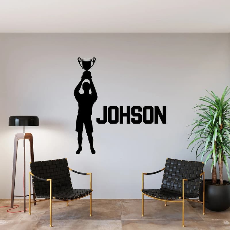 ADESIVO DECORATIVO DE PAREDE PREMIUM FUTEBOL PERSONALIZADO - 461