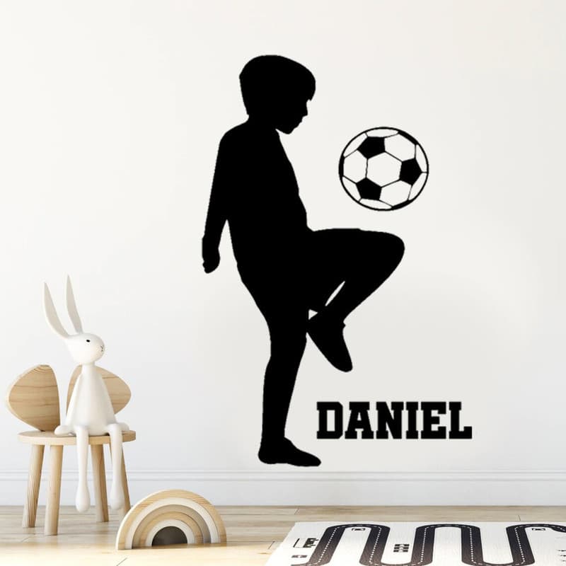 ADESIVO DECORATIVO DE PAREDE PREMIUM FUTEBOL PERSONALIZADO - 1401