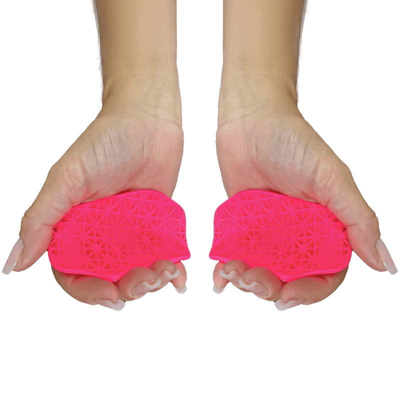 Luva de Borracha Munhequeira Super Qualidade Confortável Exercícios Neon Rosa Top