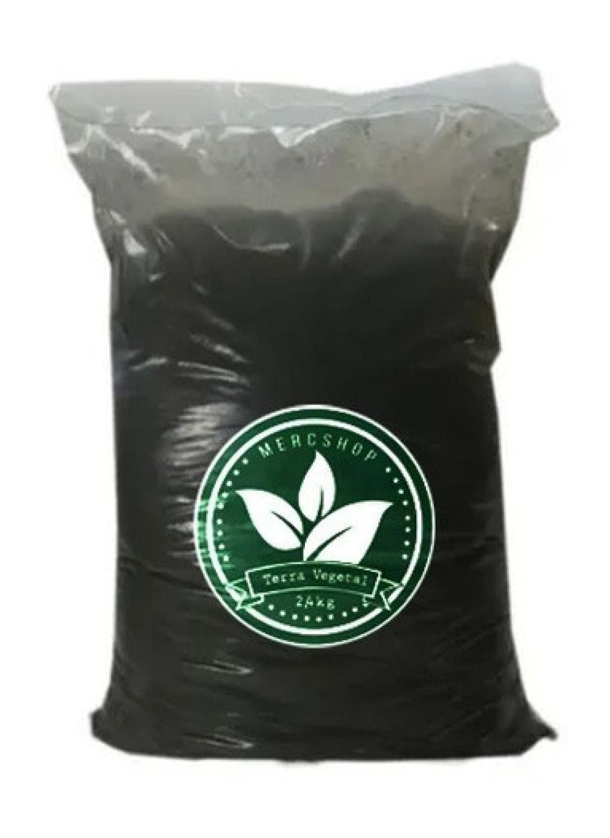 2 Terra Vegetal Adubada 2,4kg Cada + Casca De Pinus