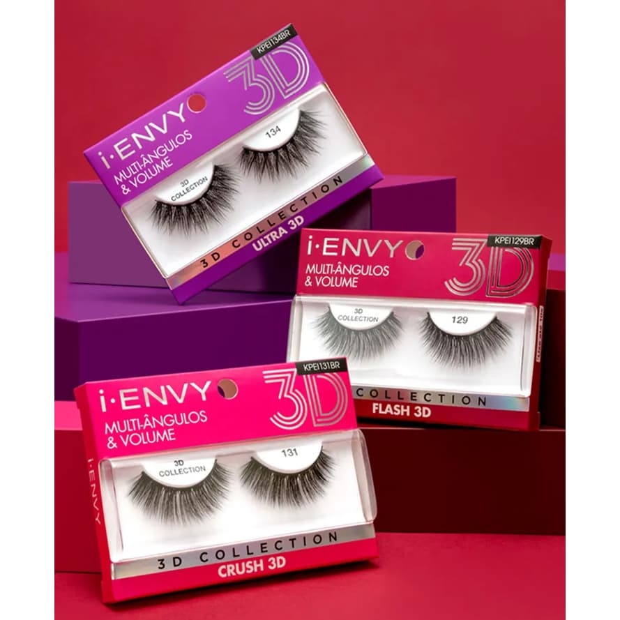 Cílios Postiços 3D Collection i-Envy Ultra -  Kiss New York
