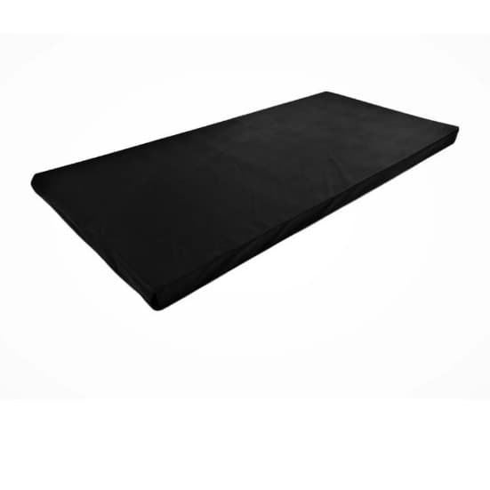 COLCHONETE PRETO ACADEMIA / YOGA / PILATES - 90x40x3cm - DUPLA COSTURA TRAVETADA SC