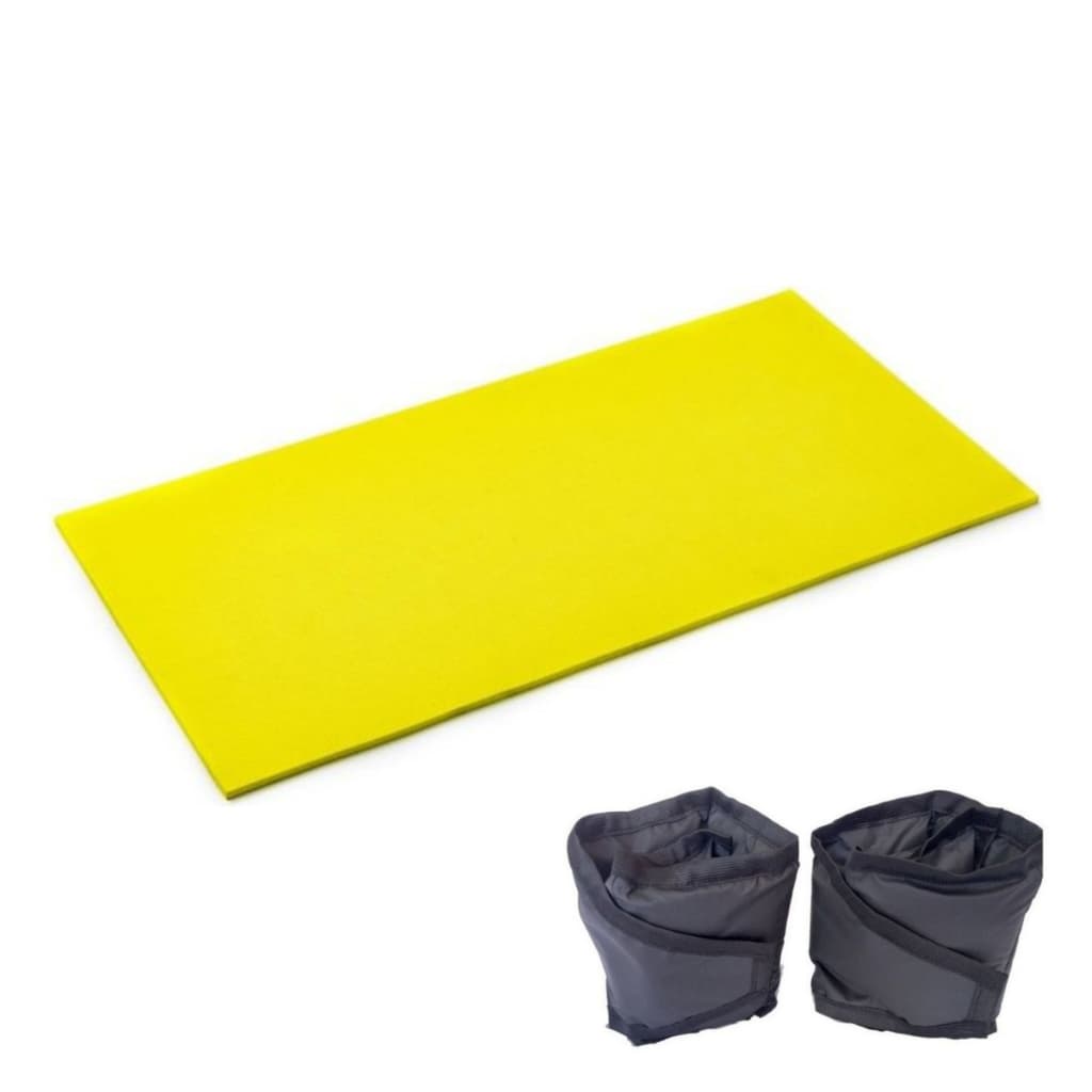 Kit – PAR Caneleira 1kg + Colchonete 90x40cm AMARELO SC