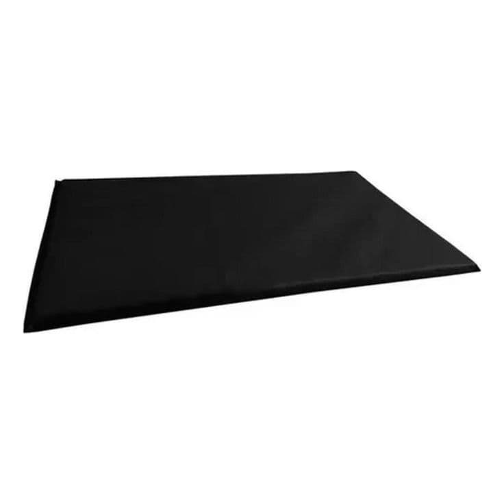 PROMOÇAO COLCHONETE ACADEMIA / YOGA / PILATES - 90x40x3cm - DUPLA COSTURA TRAVETADA PRETO SC