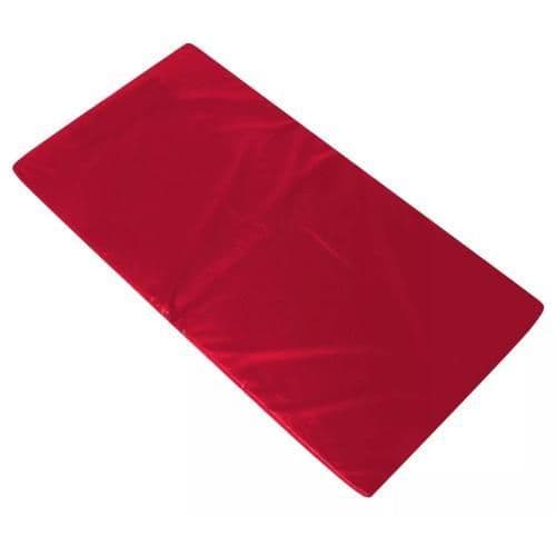 COLCHONETE VERMELHO ACADEMIA / YOGA / PILATES - 90x40x3cm - DUPLA COSTURA TRAVETADA