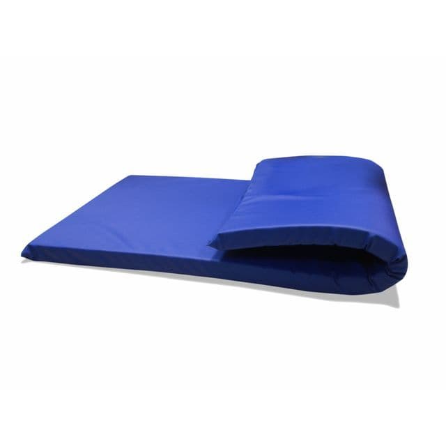 COLCHONETE AZUL ACADEMIA / YOGA / PILATES - 90x40x3cm - DUPLA COSTURA TRAVETADA SC