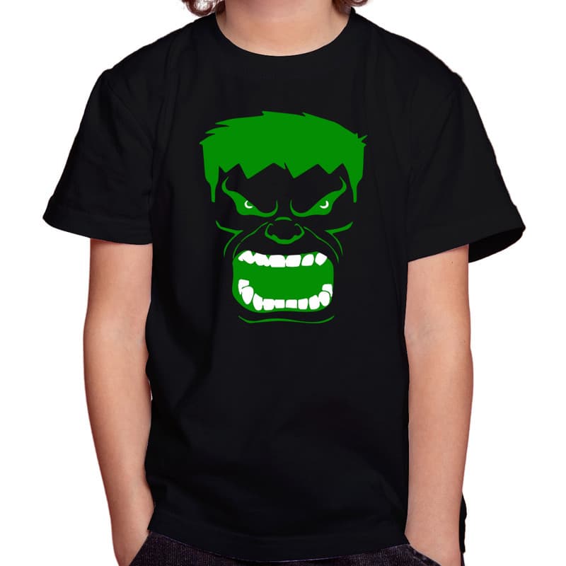 Camiseta Camisa Blusa Infantil Juvenil Para Menino Menina Unissex 100% Algodão Super Herói Hulk