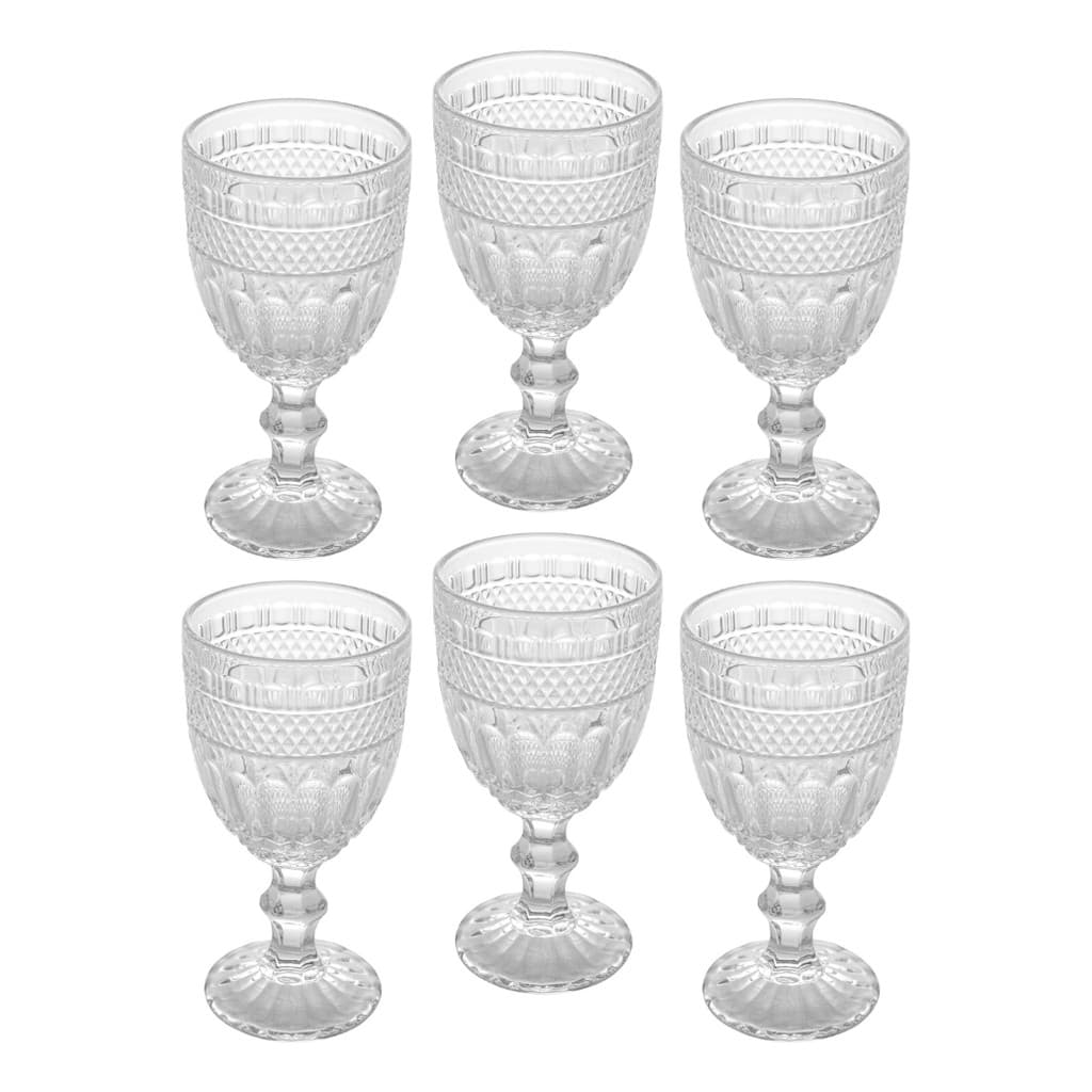 Conjunto de 6 Taças Wolff Brand em Vidro 345ml para Bebidas