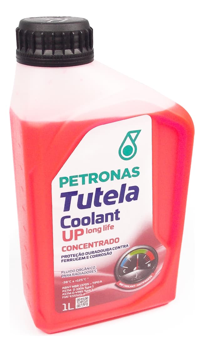 Liquido Aditivo Radiador 1L Coolant Up Concentrado Organico Anticorrosivo Fiat Petronas Ref 76365E16Br