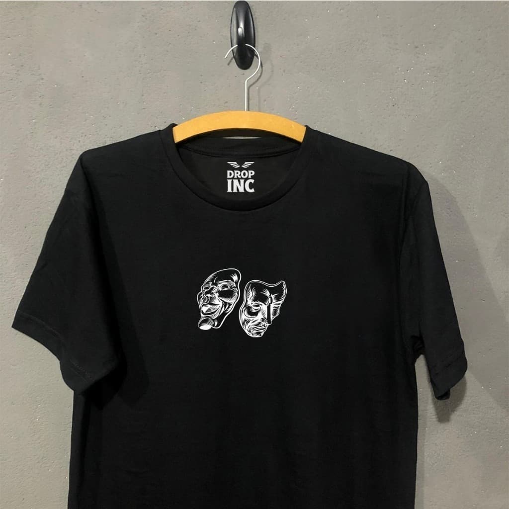 Camiseta CHORA AGORA, RI DEPOIS Camisa Estampada Street 100% Algodão