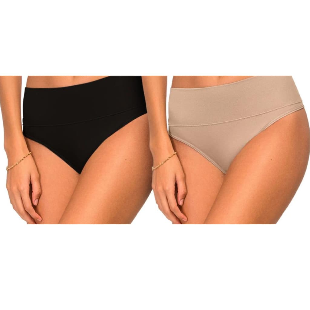 Kit 2 Calcinhas Pós-Parto Gestante Sem Costura Maternidade Enxoval Confortável