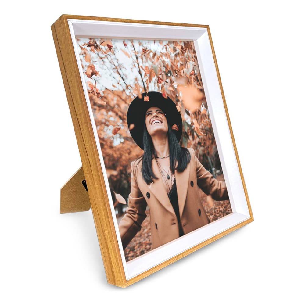 Porta Retrato Foto 20x25 Madeira Moldura Profunda