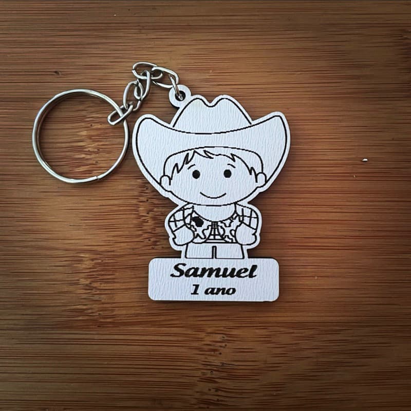 Kit Chaveiros Cowboy Fazendeiro – Lembrancinhas de Aniversário Country