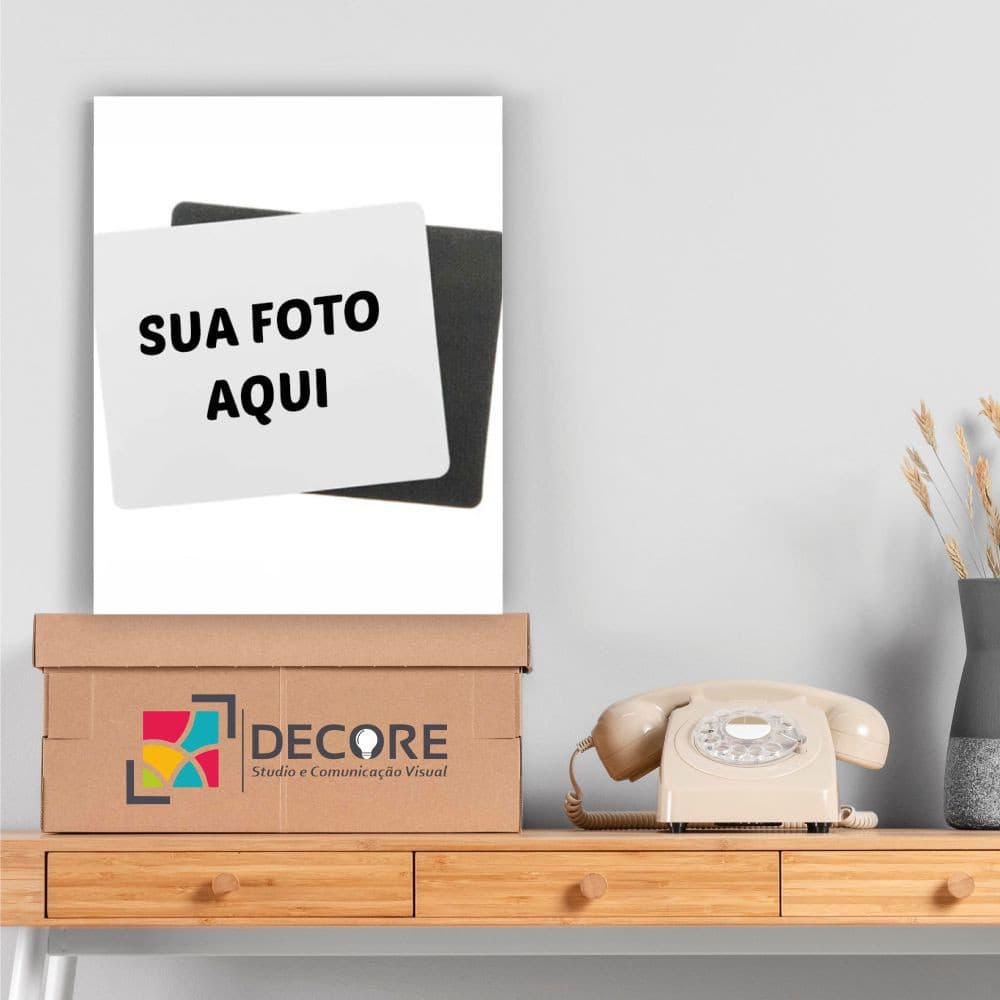 Quadro Decorativo Personalizado Em Mdf 40x30 Imagem De Sua Escolha