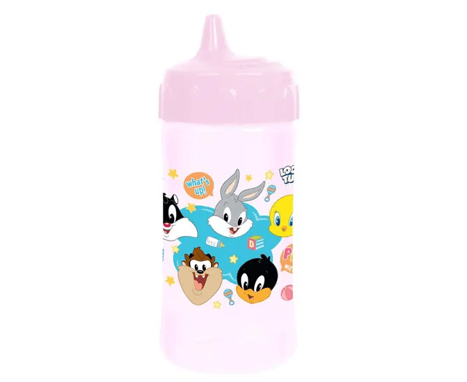 Copo de Treinamento Looney Tunes Rosa Baby Go 240ml