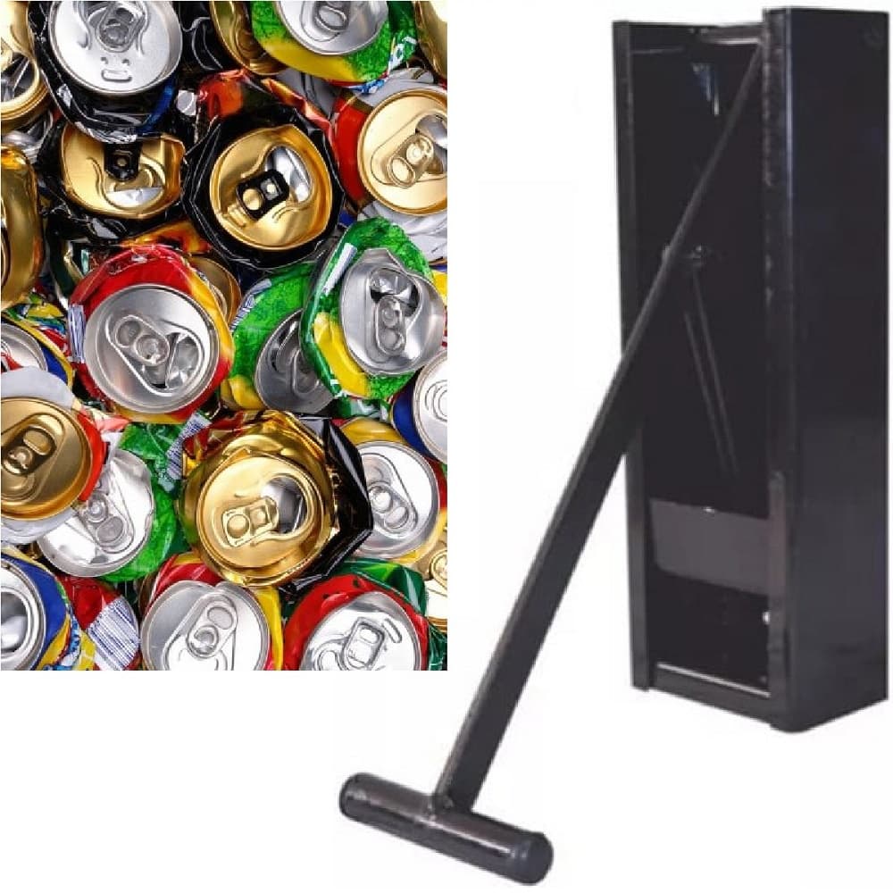 Amassador Prensador De Latinhas Latas Grande Manual Promoção