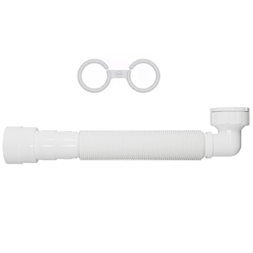 SIFÃO JOELHO 90º GRAUS TUBO EXTENSIVO BRANCO  1.1/4 X 7/8