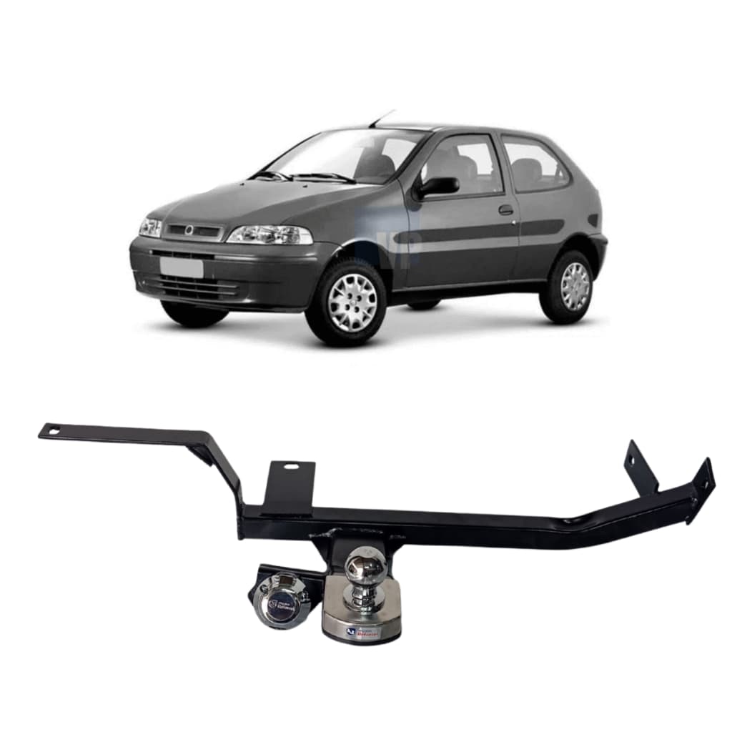 Engate Para Reboque Original Homologado Fiat Palio Fire 1996/ 2003 Pintura Premium
