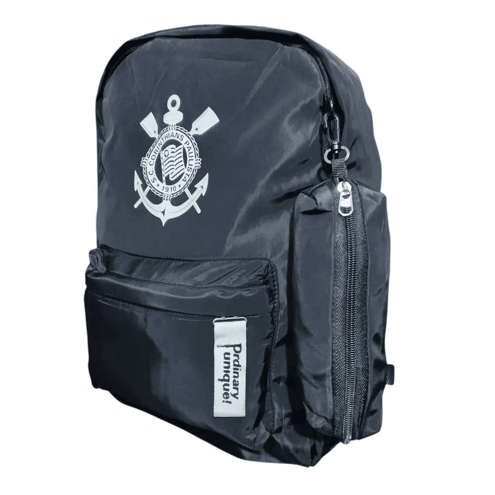 MOCHILA CORINTHIANS TACTEL  DE COSTAS (COM ESTOJO)