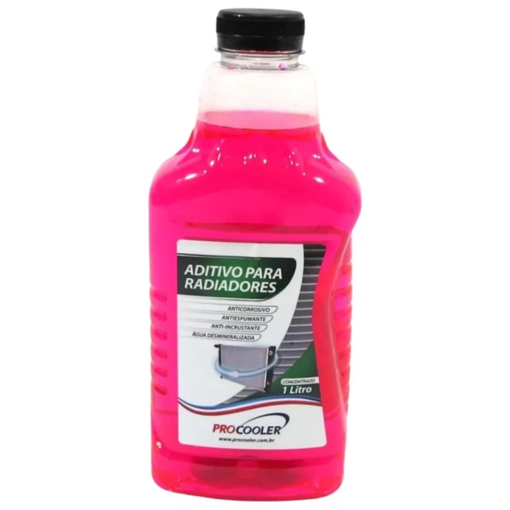 Aditivo Agua Radiador Rosa Concentrado 1litro Procooler
