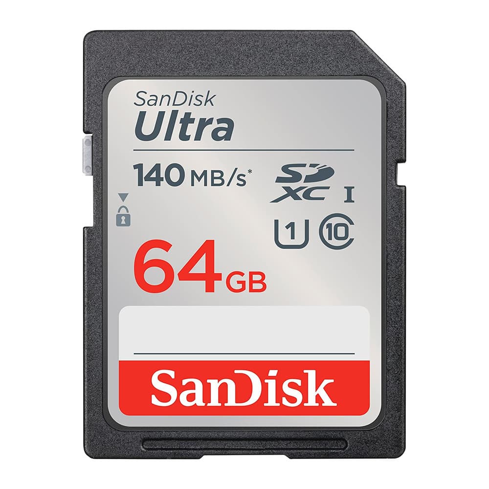 Cartão de Memória Sandisk 64gb Ultra Cartão Sd 140Mbs Full Hd