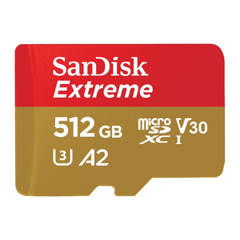 Cartão de Memória Micro Sd Sandisk 512gb MicroSd Extreme 190Mbs