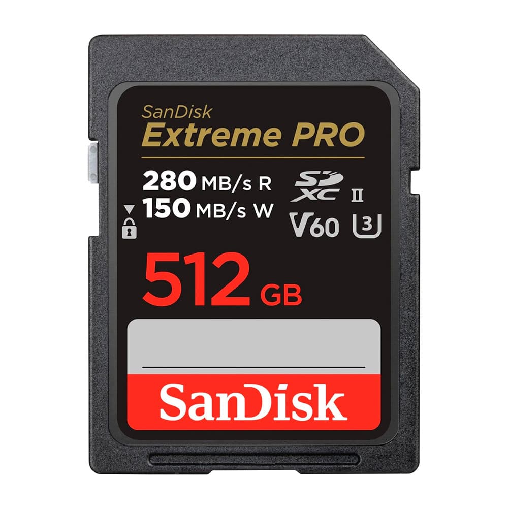 Cartão de Memória Sandisk 512gb Extreme Pro 280Mbs