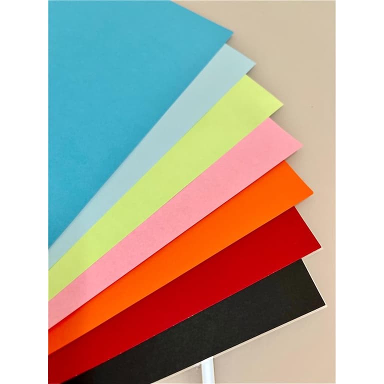 Papel Collor Plus 180g A4 50 folhas Massa Colorida- Papel Color Plus Papel Colorido