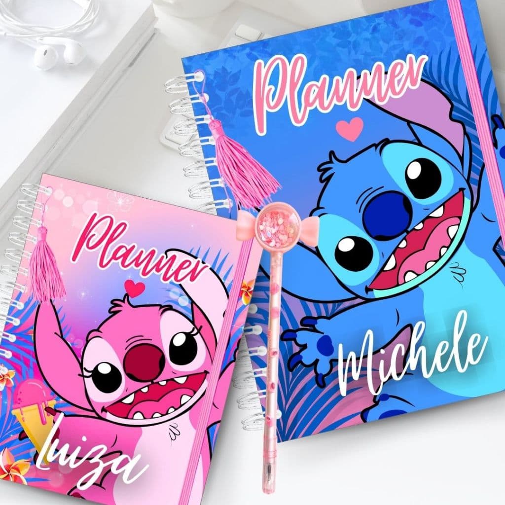 Agenda Planner Personalizada Stil Feminina Anual 200pág- c Controle Financeiro Mensal Semanal Lilo