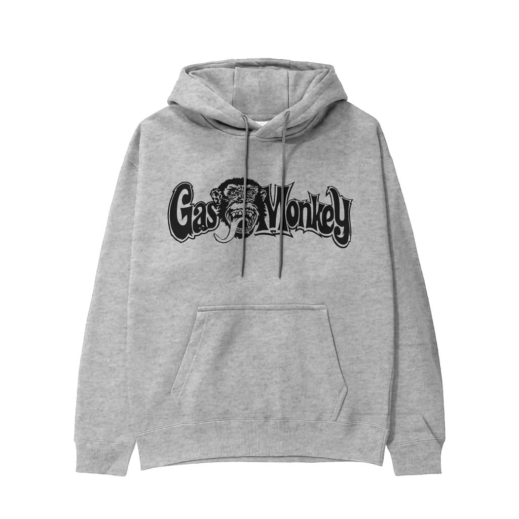 Blusa Moletom Masculina Com Capuz e Bolso Canguru Estampada Gas Monkey 3