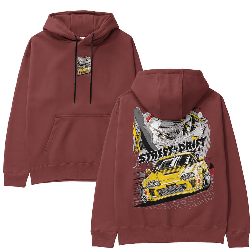 Blusa de Frio Moletom Canguru Masculino Macio Quente Estampado Street Drift