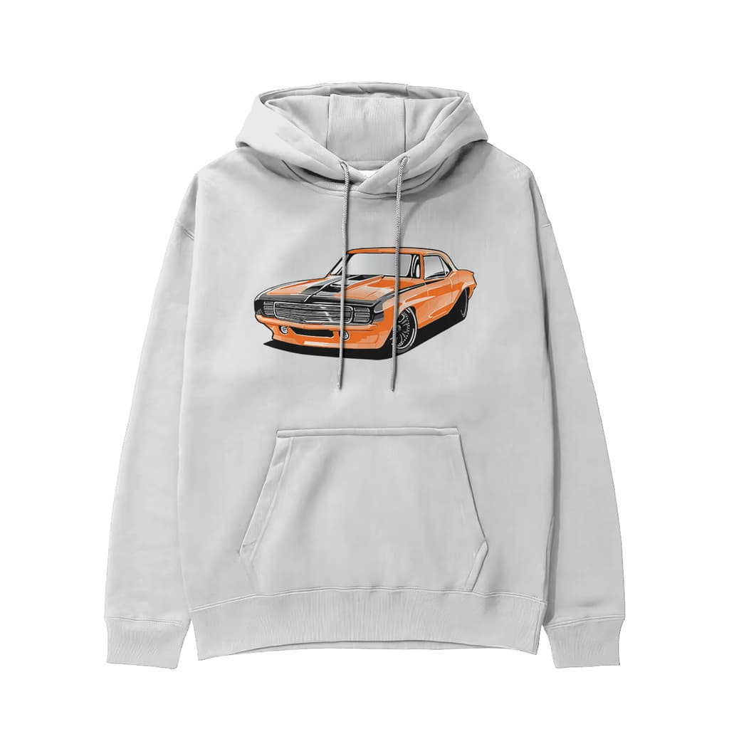 Blusa Moletom Canguru Masculino Capuz e Bolso Estampado Dodge Quente