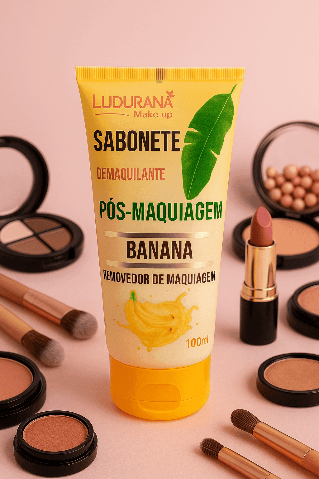 Sabonete, demaquilante com babosa, sabor banana, removedor,  maquiagem ENVIO IMEDIATO