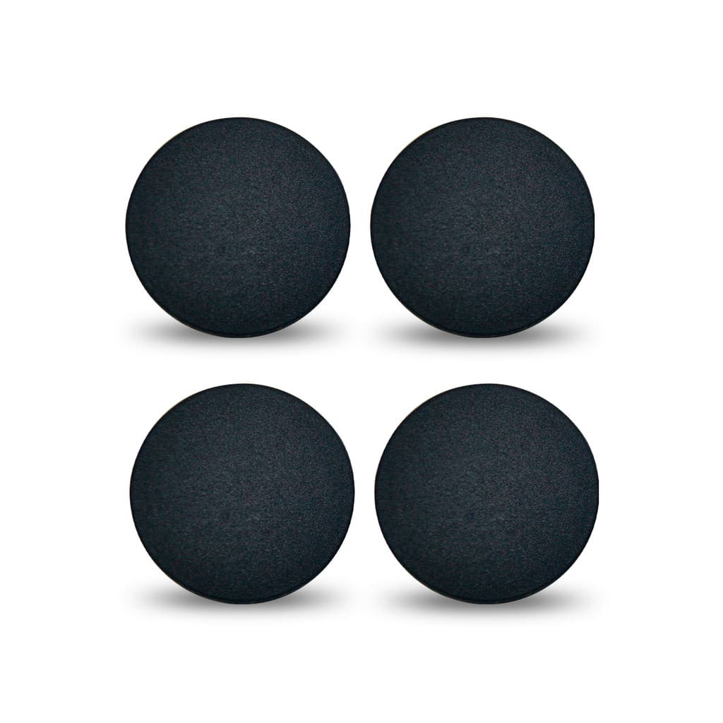 4 Peças Tapa Furo De Manivela Porta Vidro Elétrico Universal Preto