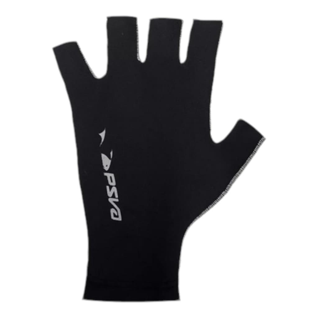 Luva Pesca Esporte Presa Viva Uv 50+ Cor Preta Tamanho M G